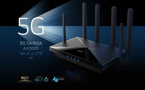 ť P5 5G SA/NSA AX3000 Wi-Fi 6  