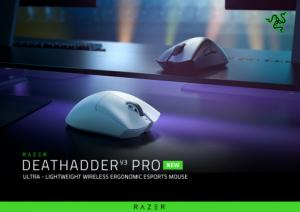 레이저, 인체공학 디자인의 초경량 무선 마우스 ‘Razer DeathAdder V3 Pro’ 출시